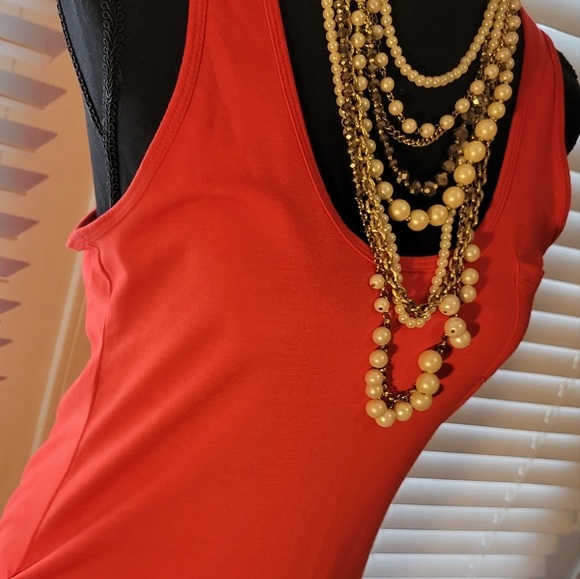 Guess Bodycon Ruched Racer Back Dress - Picture 2 of 8